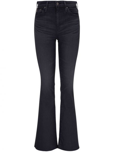 Τζιν kαμπάνα με ψηλή μέση Ag Jeans μαύρο