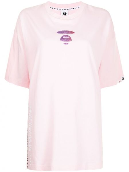 Camiseta oversized Aape By *a Bathing Ape® rosa