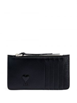 Usnjena denarnica Ami Paris črna
