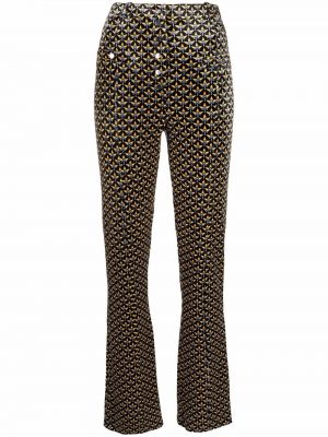 Pantalones slim fit con estampado geométrico Paco Rabanne