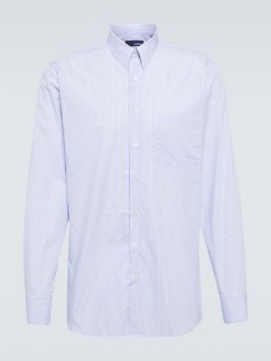 Camisa de algodón Lardini azul