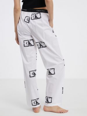 Pantaloni Calvin Klein alb