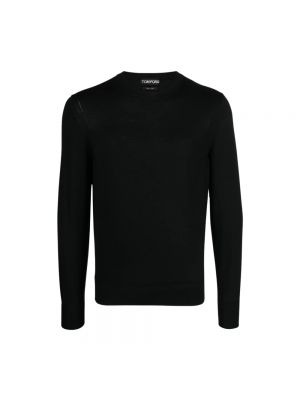 Sweter z okrągłym dekoltem Tom Ford czarny