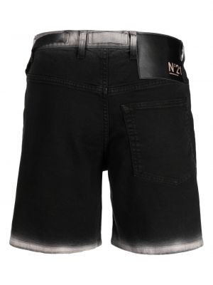 Szorty jeansowe gradientowe N°21 czarne