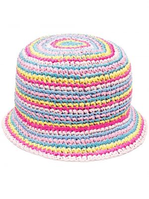 Плетена шапка Missoni розово