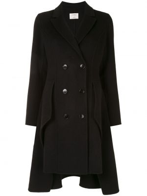 Παλτό με ψηλή μέση Onefifteen μαύρο