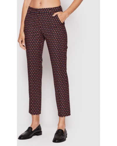 Weekend Max Mara Szövet nadrág Papy 513607296 Piros Slim Fit