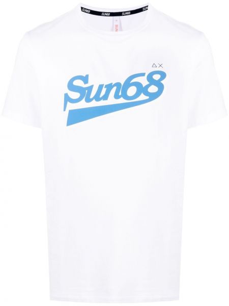 Camiseta con estampado Sun 68 blanco