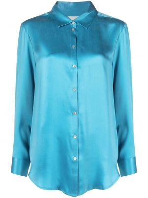 Chemise en soie avec manches longues Asceno