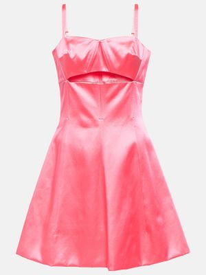 Βαμβακερή φόρεμα Patou ροζ