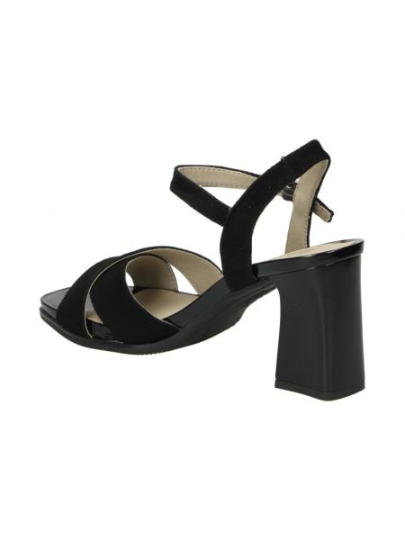 Elegante sandale mit absatz mit hohem absatz Pitillos schwarz