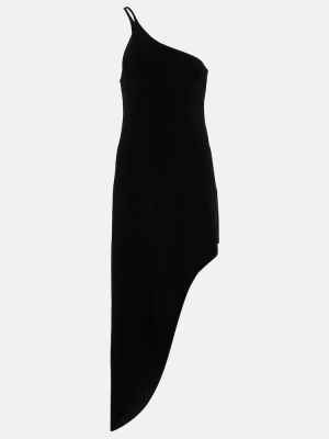 Sukienka midi asymetryczna Norma Kamali czarna