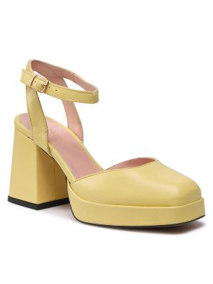 Sandały Simple żółte