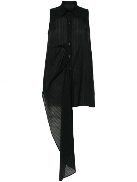 Asimetriška marškiniai Marc Le Bihan juoda