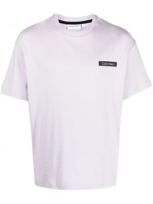 T-shirt Calvin Klein lila