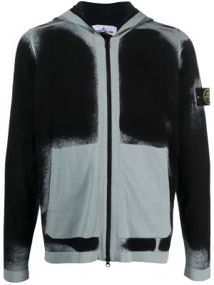 Sweatshirt med huva Stone Island svart