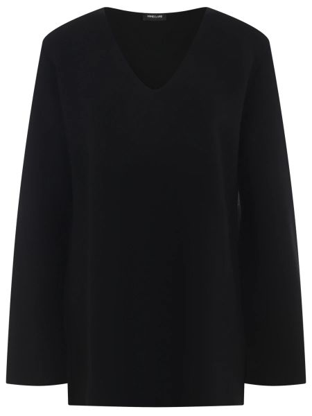 Шерстяной пуловер Anneclaire черный