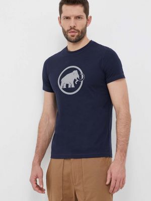 Тениска с дълъг ръкав с принт светлоотразителна Mammut