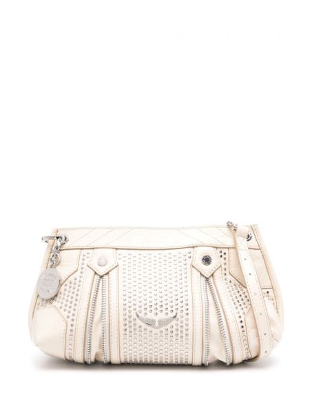 Crossbody torbica Zadig&voltaire srebrena