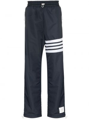 Spodnie sportowe w paski Thom Browne niebieskie