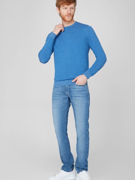 Синий пуловер Pierre Cardin