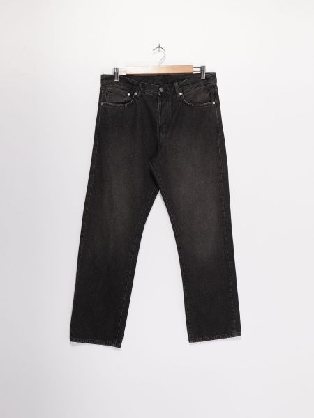 Серые прямые джинсы H&m