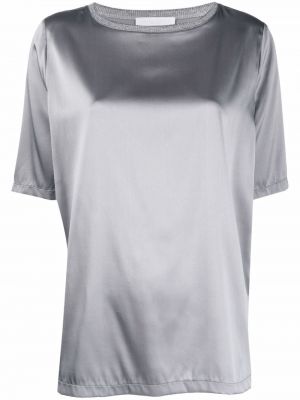 Camiseta de raso Fabiana Filippi gris