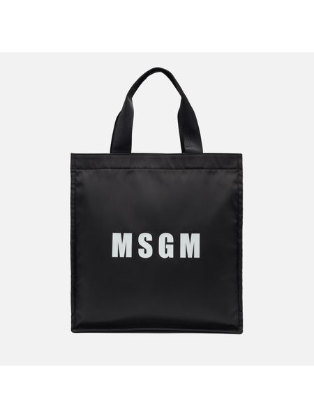 Черная сумка шоппер Msgm