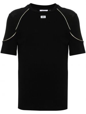 Памучна тениска Gcds черно