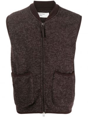 Ull vest Universal Works brun