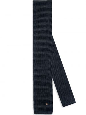 Плетена копринена вратовръзка Gucci черно