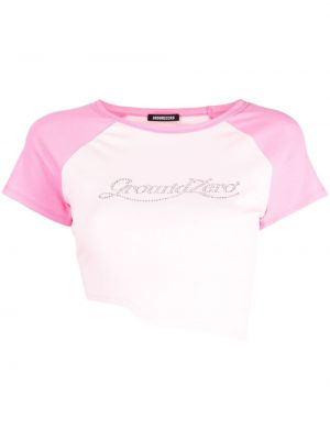 T-shirt Ground Zero rosa