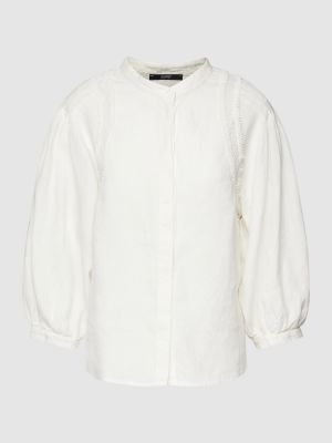 Lniana bluzka Esprit Collection biała