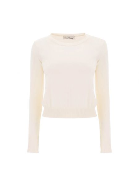 Sweter z kaszmiru Vivienne Westwood biały