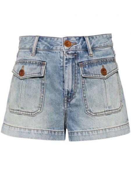 Denimshorts Zimmermann blå