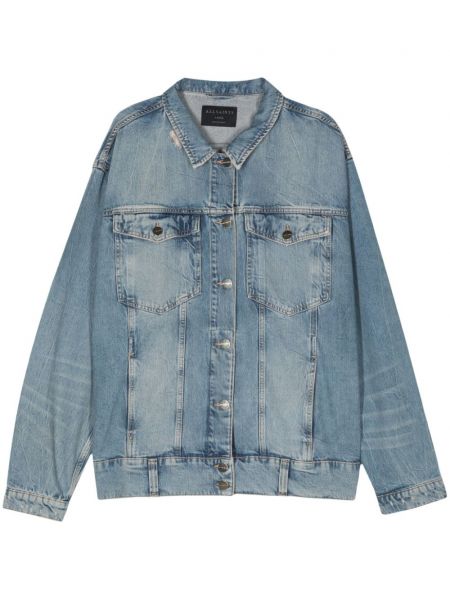 Denimjakke Allsaints blå