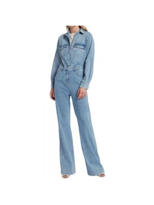 Overall 7 For All Mankind blau
