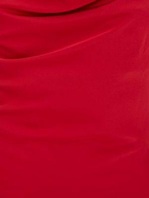 Платье в бельевом стиле Christina Shulyeva красное