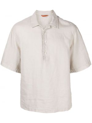 Lanena srajca Barena bela