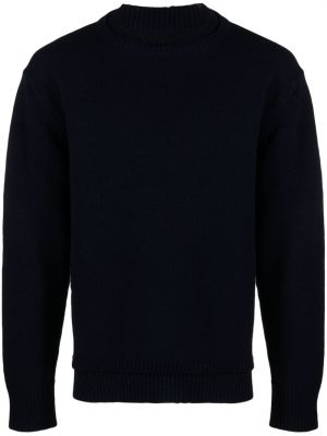 Džemper s okruglim izrezom Maison Margiela plava