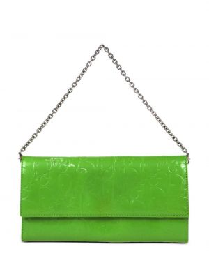 Zielony portfel Christian Dior
