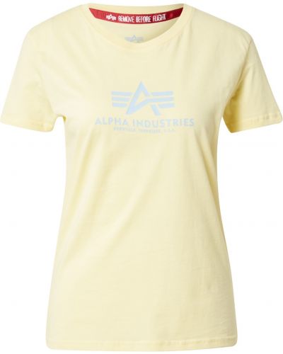 Tričko Alpha Industries žltá