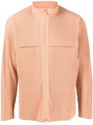 Blixtlås bomberjacka Homme Plissé Issey Miyake orange