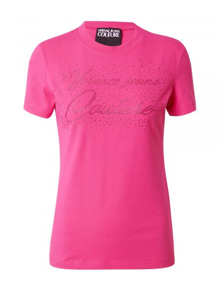 Póló Versace Jeans Couture rózsaszín