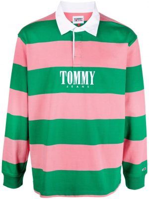 Randig tröja Tommy Jeans grön