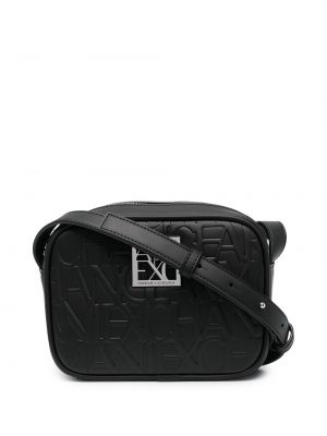 Crossbody torbica Armani Exchange črna