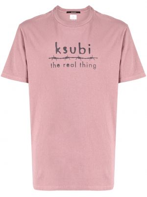 T-shirt z printem Ksubi