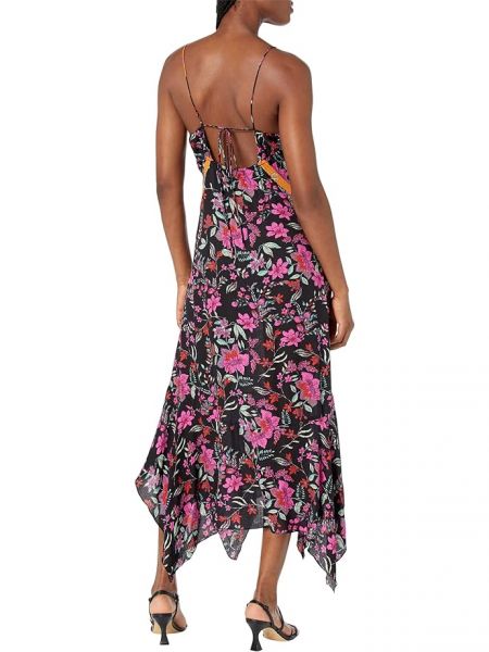Платье Free People There She Goes Printed Maxi, Black Combo