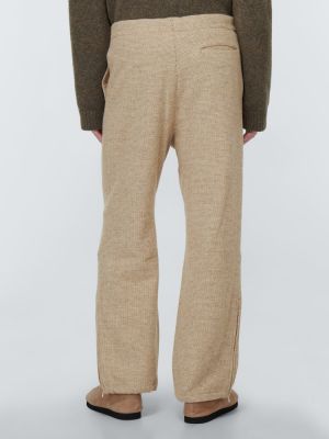 Pantaloni de lână din tweed Auralee