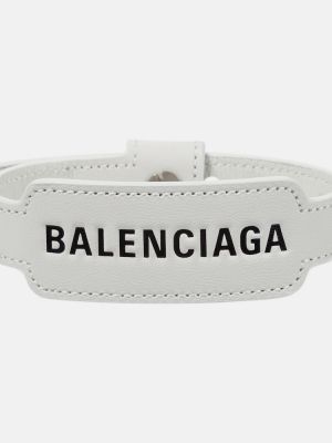 Leder armband Balenciaga weiß